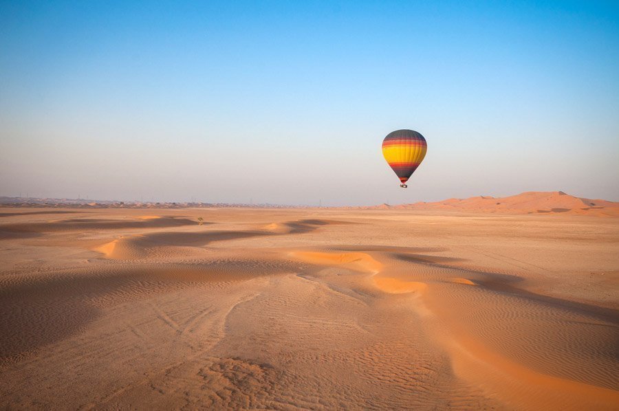 Hot-air balloon ride over Marrakech