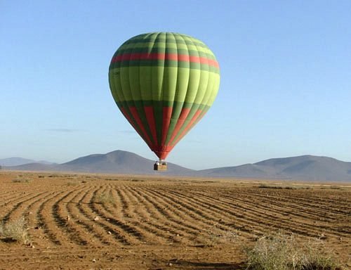 Hot-air balloon ride over Marrakech