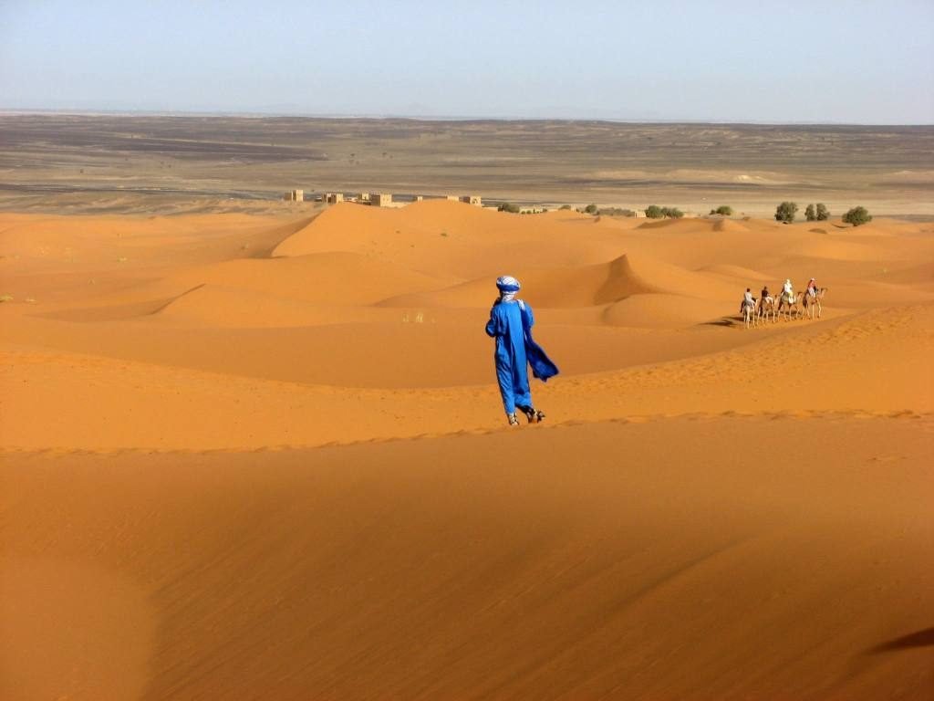 Ruta 12 días desde Tánger: Chefchaouen, Fez, desierto y Marrakech